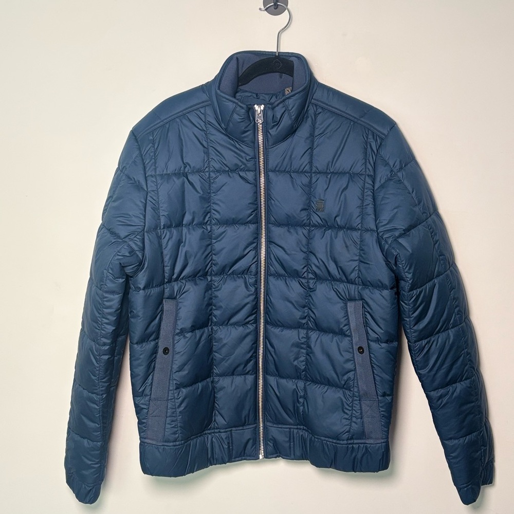 G-Star Men's Navy Puffer Jacket